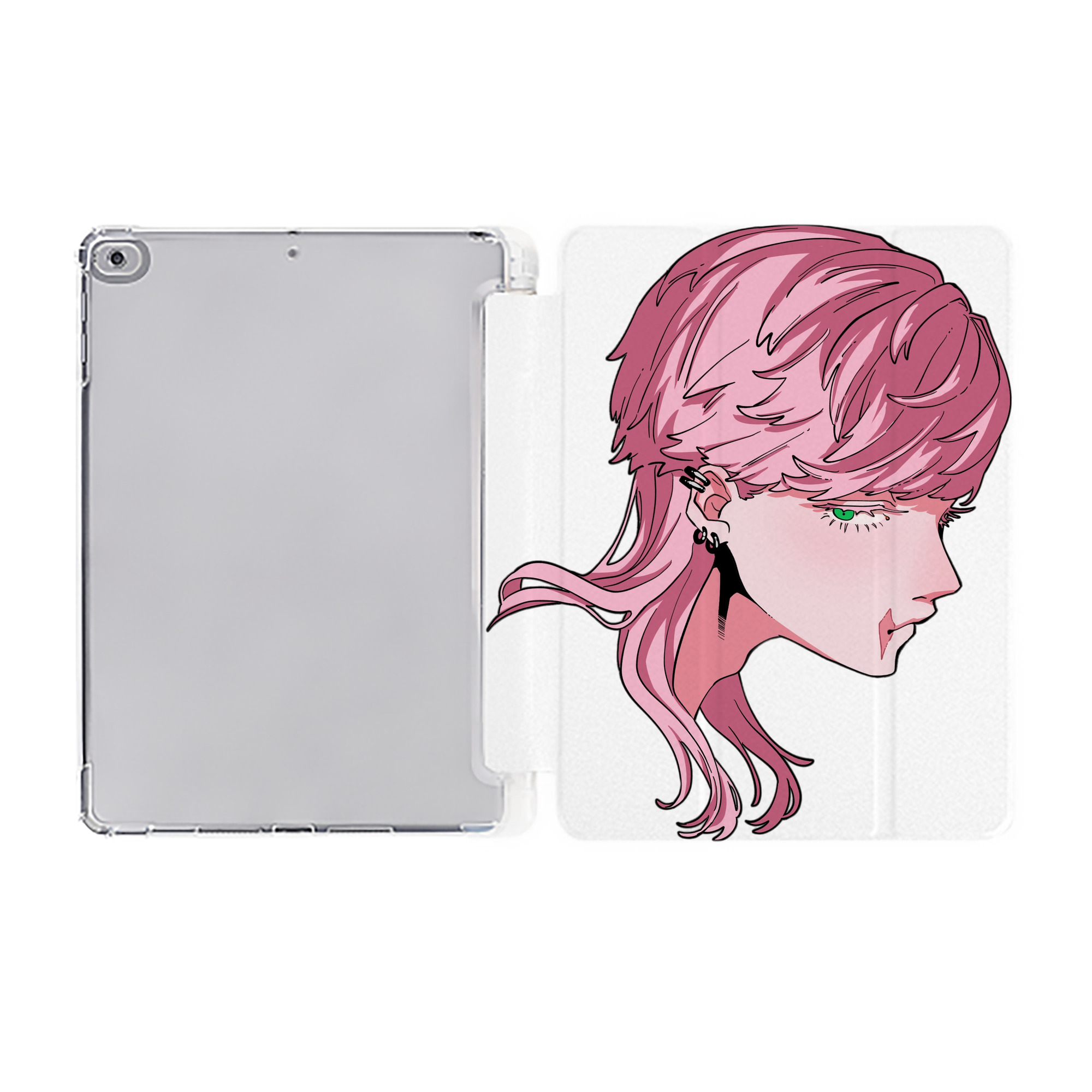 （画像用） 東京リベンジャーズ Tokyo Revengers IPad ケース ペン収納付き 三つ折りスタンド PUレザー×シリコン 対応機種9.5/10.5/10.9インチ